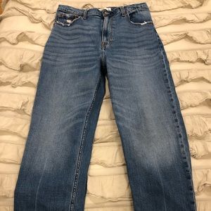 Abercrombie & Fitch The Ankle Straight Ultra High Rise Jeans